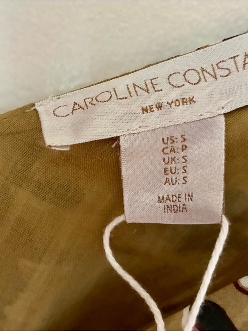 Caroline Constas Floral Sleeveless Cotton Midi Dress size Small NWT - Picture 4 of 6